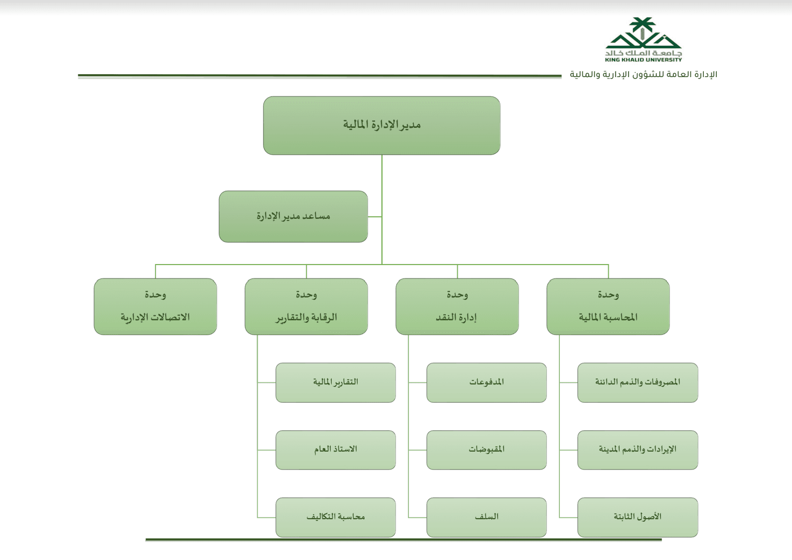 هيكلة الإدارة المالية